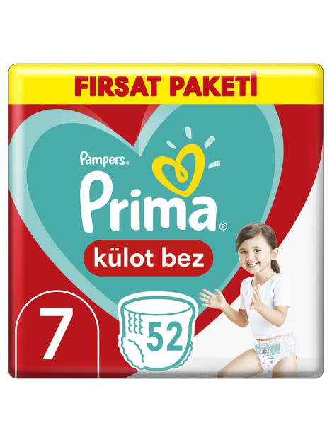 Prima Külot Bebek Bezi Fırsat Paketi 7 Beden 52 Adet 10355037-00170