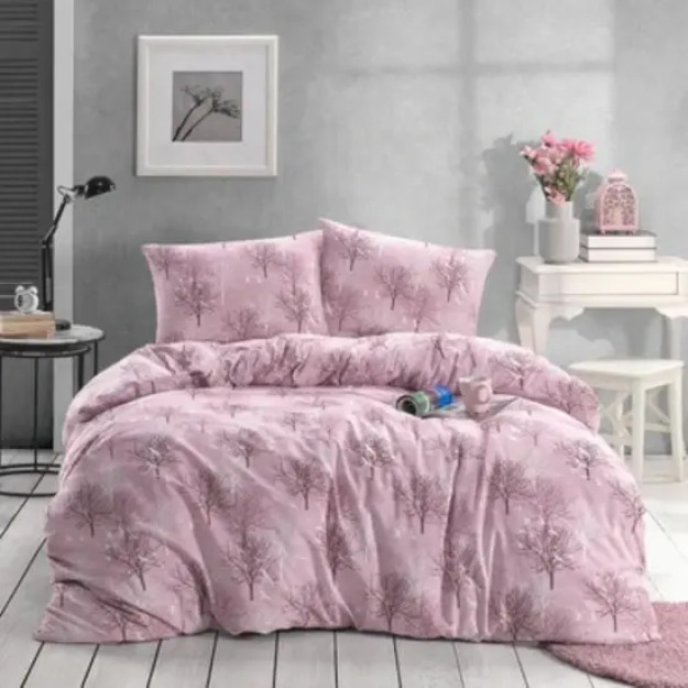 Lotus Home Powder Tree Pattern Двойной Роскошный Хлопковый Пододеяльник Комплект
