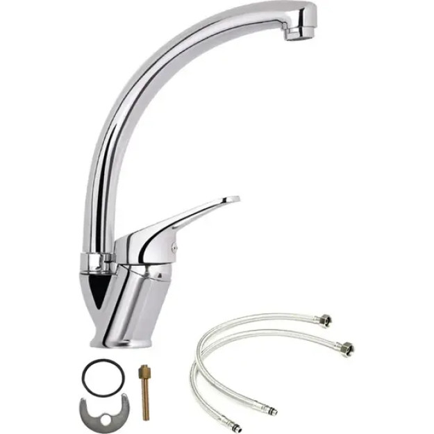 Grow Premium Quality Mi Swan Issiq Va Sovuq Kirishli Oshxona Lavabo Kranlari To'plami