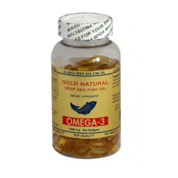 Gold Natural Omega 3 1000 мг 200 мягких капсул
