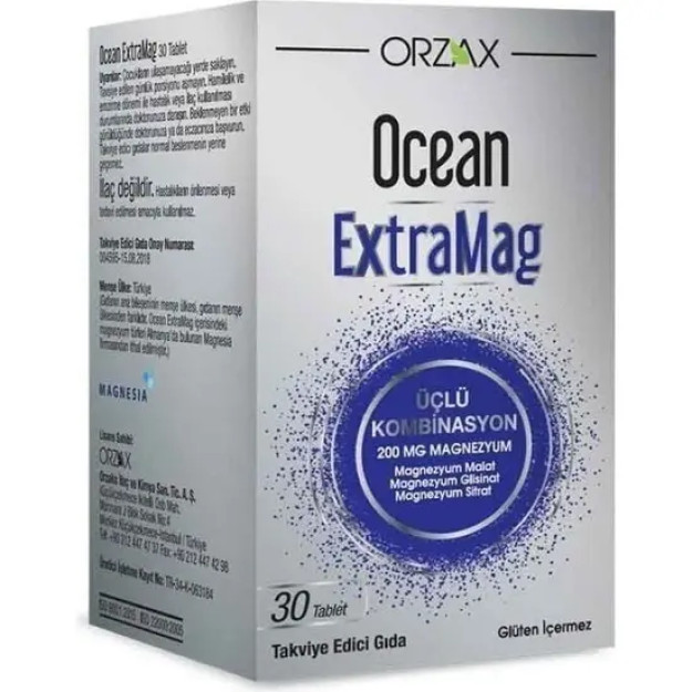 Ocean Ocean Etramag 200 мг магния 30 таблеток