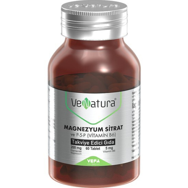 Venera Magnesium Citrate va p5p xun takviyesi (B6 vitamini)