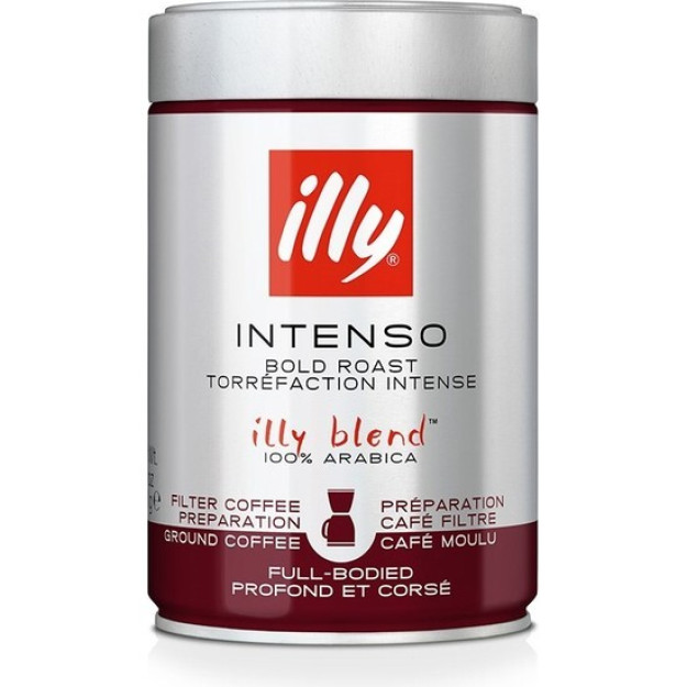 Illy Dark Roasted Filtrlangan Qahva 250 Gr