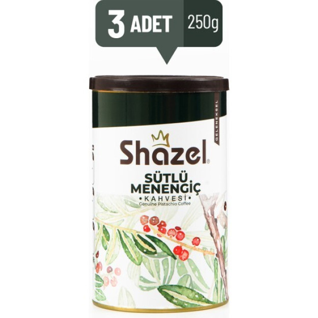 Shazel Menengic Qahvasi Sut Bilan 3 250 Gr