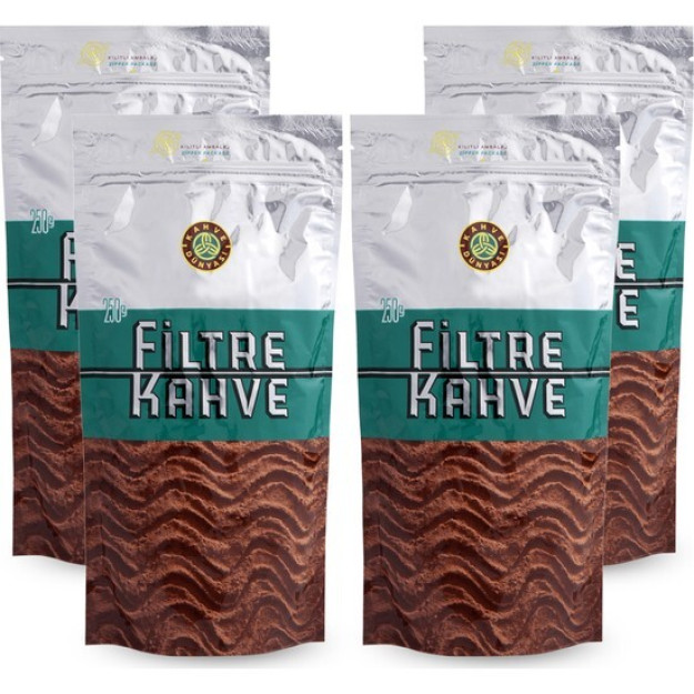 Qahva Filtri Kahve DÜnyasi 250 Gr X 4 Dona