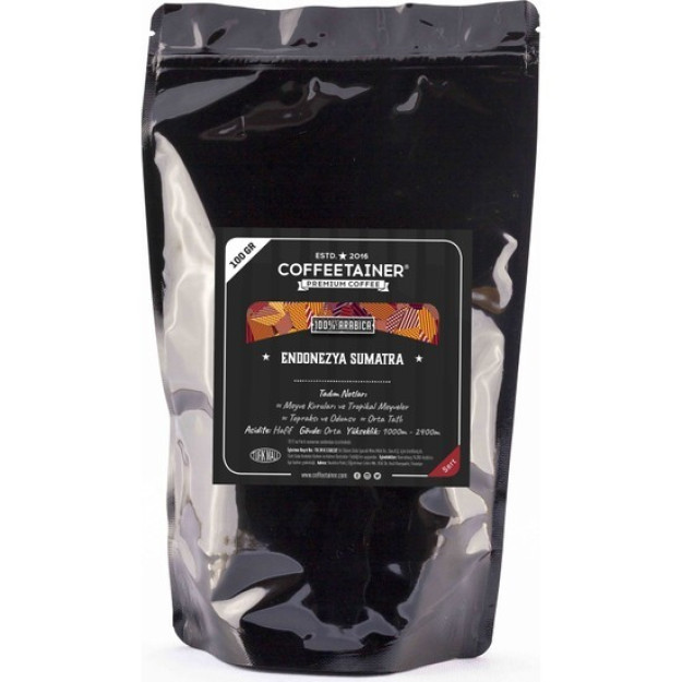 Coffeetainer Indonesia Sumatra Фильтрованный Кофе 100 Гр