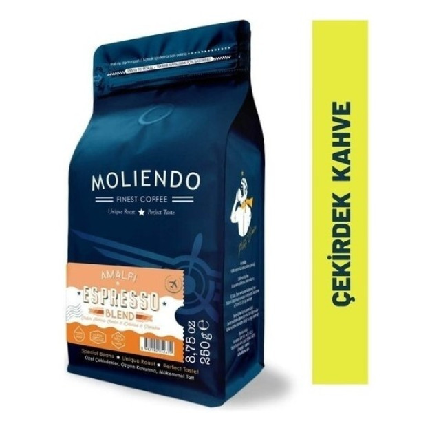 Кофе Moliendo Finest Coffee Кофе В Зернах Moliendo Amalfi Espresso Blend 250 Г