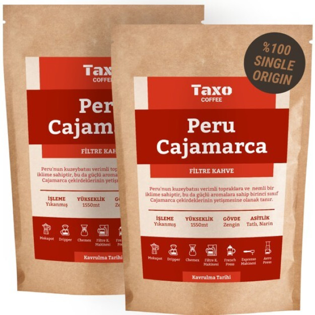 Tao Coffee Peru Cajamarca Filtrlangan Qahva 1 Kg