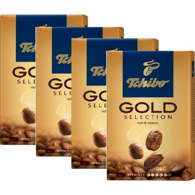 Tchibo Gold Selection Maydalangan Filtrlangan Qahva 1000 Gr (4 X 250 Gr)