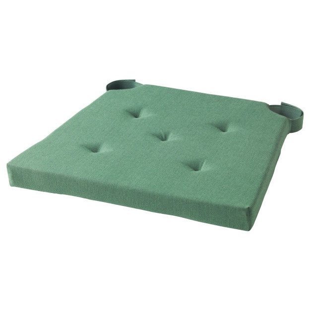 Justına Подушка На Стул, Зеленый, 35/42X40x4 См
