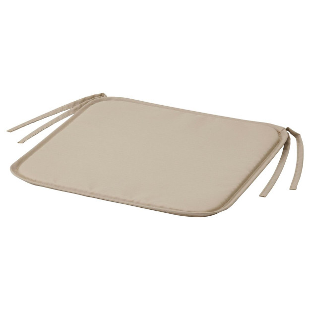 Bramon stul yostig'i, kulrang bej, 34X34x1 sm