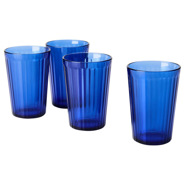 Vardagen Stakanlari To'plami, Ko'k, 31 Ml, 4 Dona.