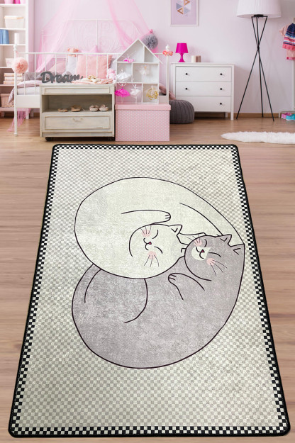 Katt Kids Carpet Djt bolalar gilamchasi, bolalar gilamchasi