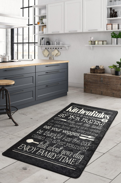 Кухонный Ковер Djt 80X120 См Нескользящий Напольный Ковер