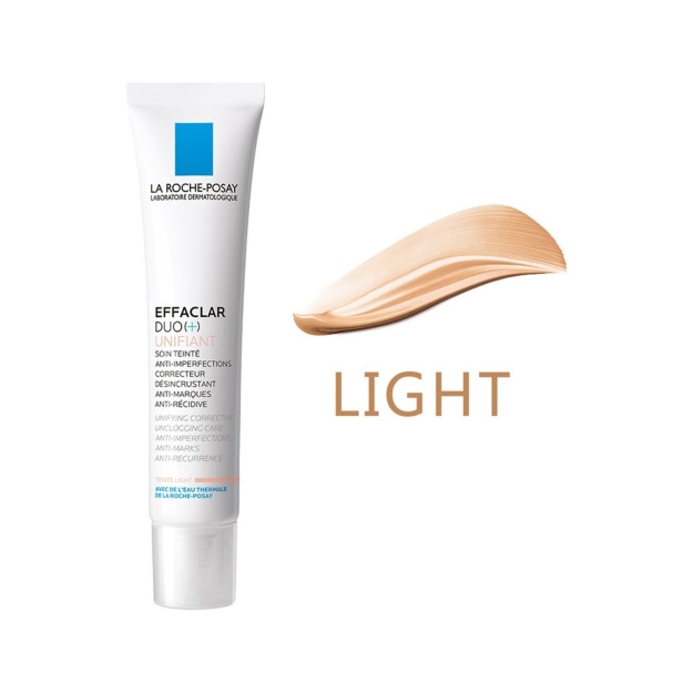 La Roche-Posay Effaclar Duo ( ) Teinte Light 40 мл - Корректирующее средство для кожных заболеваний и прыщей - HBCV000004Y7DV