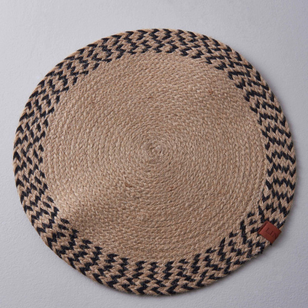 Aralash jut choyshablari 35x35 sm. choyshablar tabiiy tabiiy bitta bo'lak