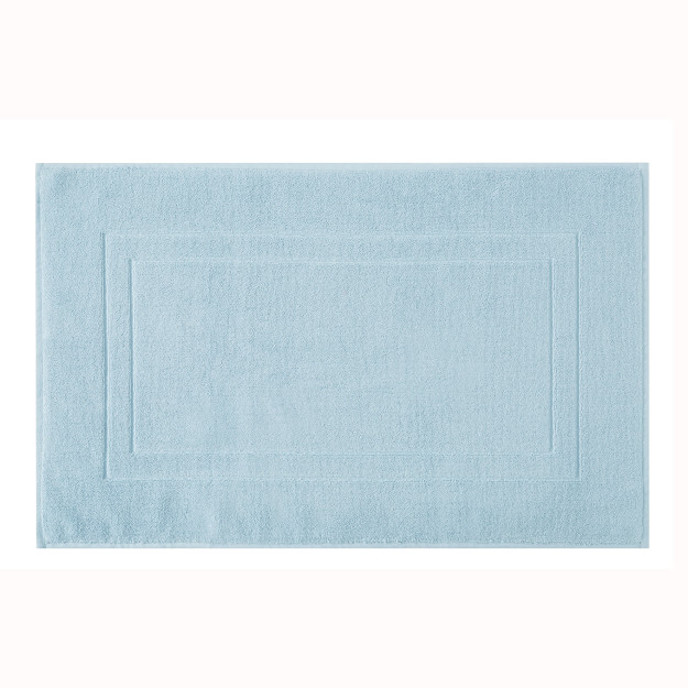 Sof paxta toji 50x80 sm Indigo oyoq sochiq moviy singl