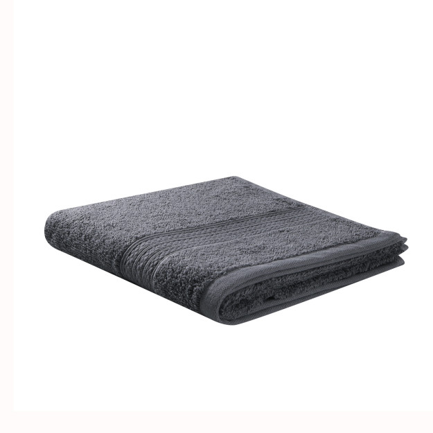 Sof paxta toji 50x80 sm indigo oyoq sochiq antrasit bitta