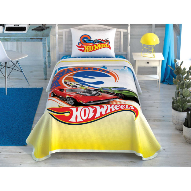 Crown Hot Wheels Race paxta litsenziyalangan lehim jamoasi ko'p rangli bitta o'rindiqli