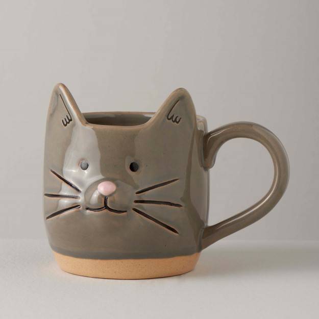 Caty choyshablari chinni krujka 540ml kulrang kulrang singl