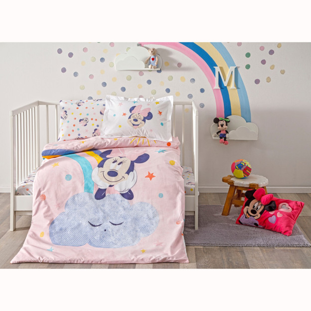 Disney toji Minni sichqoncha Quyosh paxta chaqaloq choyshablari rangli chaqaloq