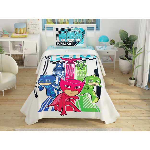 Crown Pj Masks Take Action Хлопковый лицензионный костюм для щуки разноцветный одноместный