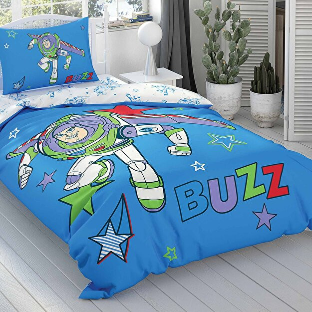 Crown Disney Toy Story Buzz paxta choyshablari ko'p rangli bitta o'rindiqli