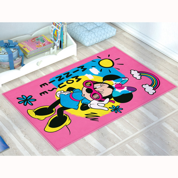 Лицензионный ковер Disney Minnie Blink 80x120 разноцветный Сингл