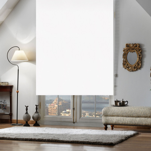 Toj inova o'z-o'zini tozalaydigan polyester rulonli parda oq 140x200 oq standart