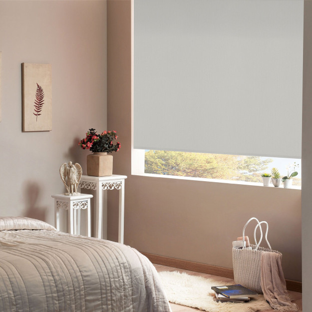 Inova Crown o'z-o'zini tozalaydigan mot qorong'i rulonli parda kulrang 180x200 kulrang standart