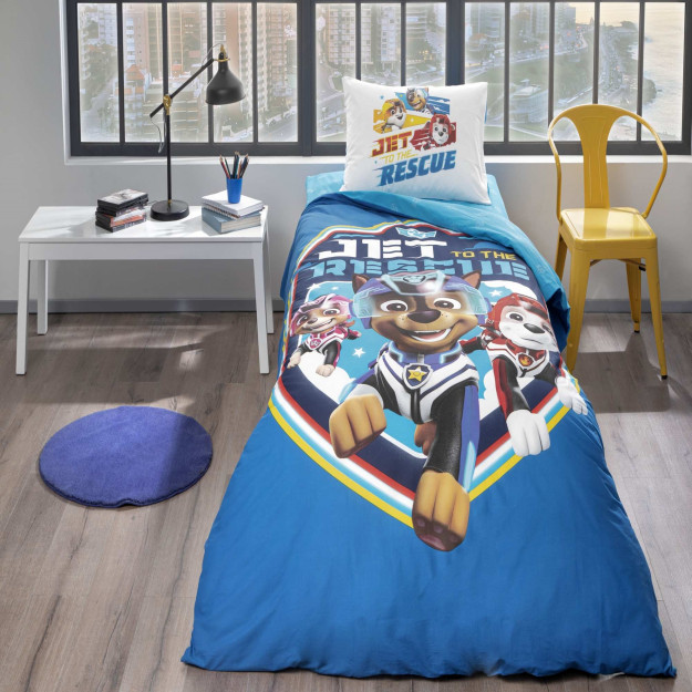 Хлопковый пододеяльник Paw Patrol с лицензией на корону разноцветный одноместный