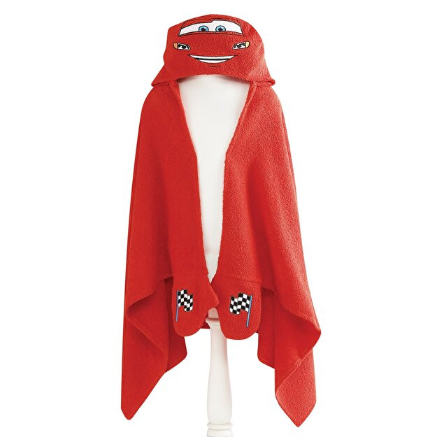 Disney litsenziyalangan avtomobillar paxta 75x130 sm Terri Poncho qizil qizil singl