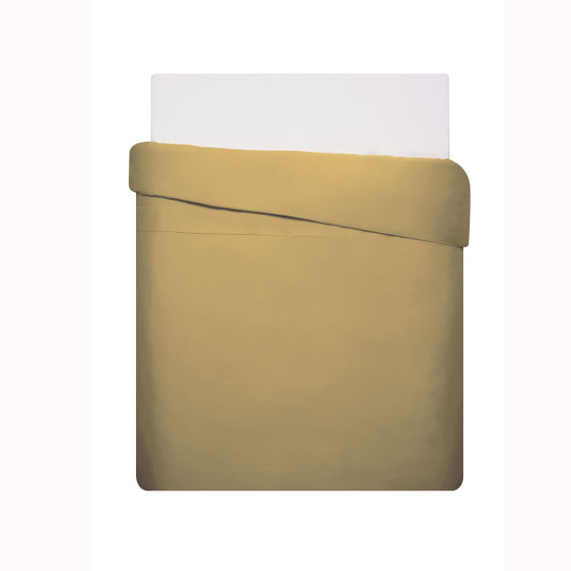 Linens aralashtirish va moslashtirish paxta atlas ikki qavatli ko'rpa-to'shak to'q yashil xantal ikki kishilik xona
