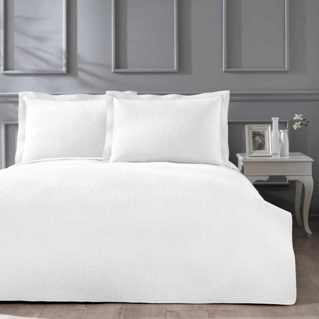 Linens Туман Одноместный Многоцелевой Чехол Белый Белый одноместный