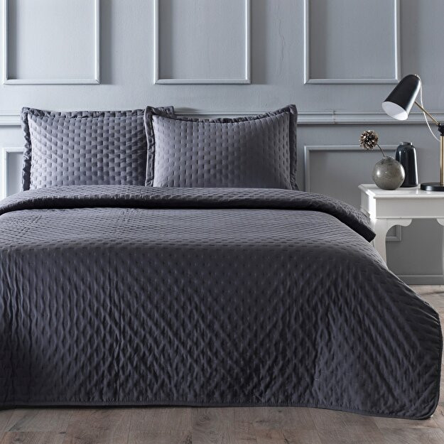 Linens Gardenia bir kishilik choyshab antrasit antrasit bir kishilik