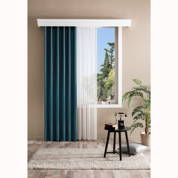 Yorqin tayyor fon pardasi yog '150x260 yog' bitta qanot