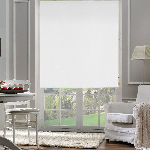Toj inova o'z-o'zini tozalaydigan mat polyester rulonli parda oq 160X200 oq standart