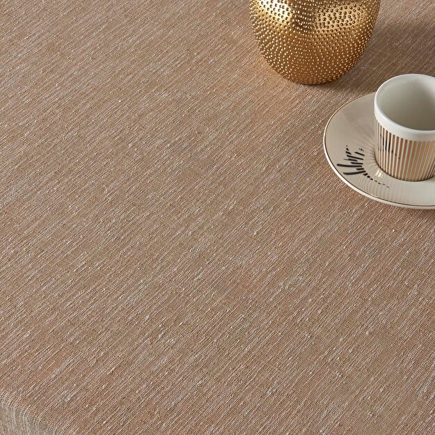 Linens Лорелай 150х250 см скатерть серая Бежевый Сингл