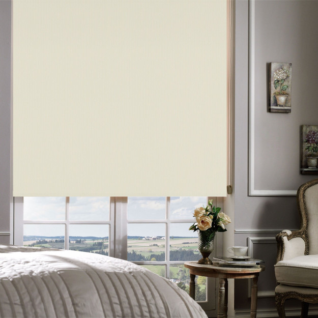 Crown inova polyester rolikli parda kremi, o'z-o'zini tozalash, 140X200 standart krem