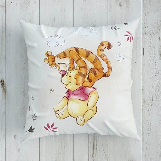 Disney Vinni Pux Baby paxta litsenziyalangan yostiq rangli singl