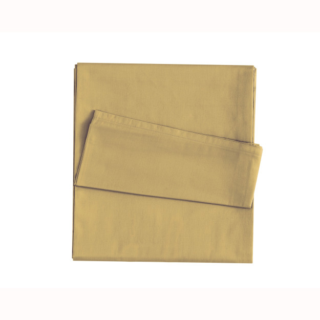 Linens смешивать и сочетать хлопок атлас двойной пододеяльник темно-зеленый Горчица Двухместный номер