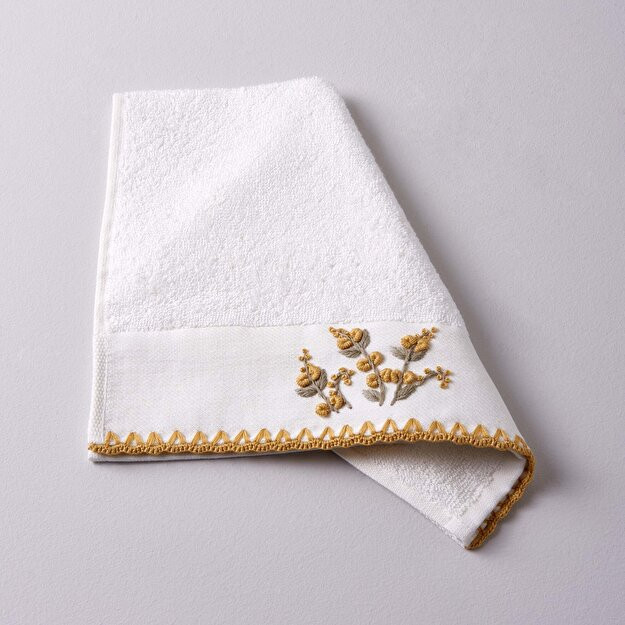 Linens Sepal bambuk 30x45 sm sochiq Ekru Ekru yagona