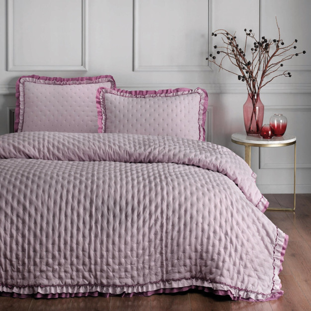 Linens Scarlett ikki kishilik choyshab tosh Layl ikki kishilik xona