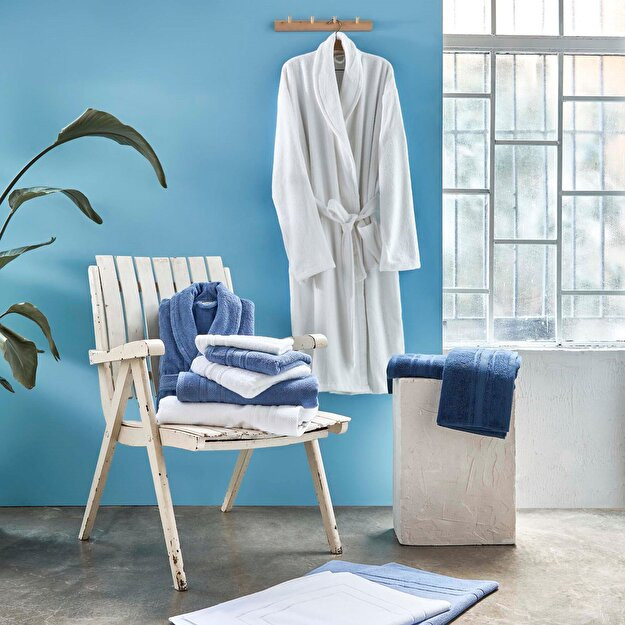 Linens из мягкого хлопка 50х80 см Полотенце для ног белое