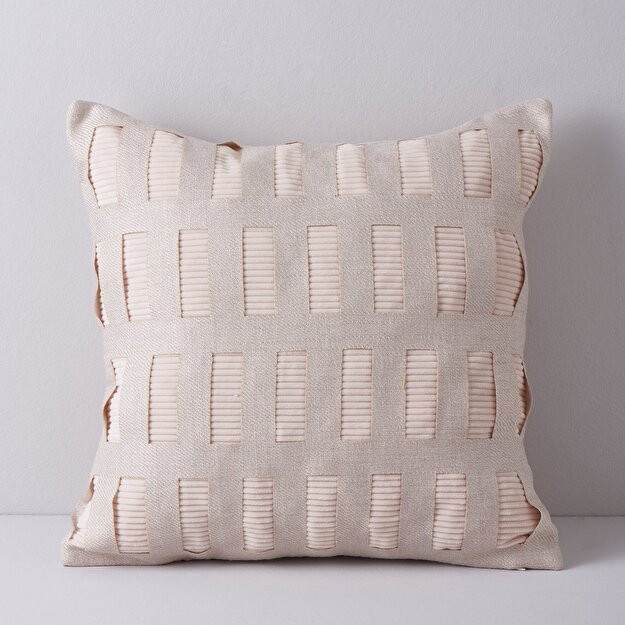 Linens Ricco 45x45 sm yostiq qopqog'i tabiiy tabiiy bitta bo'lak