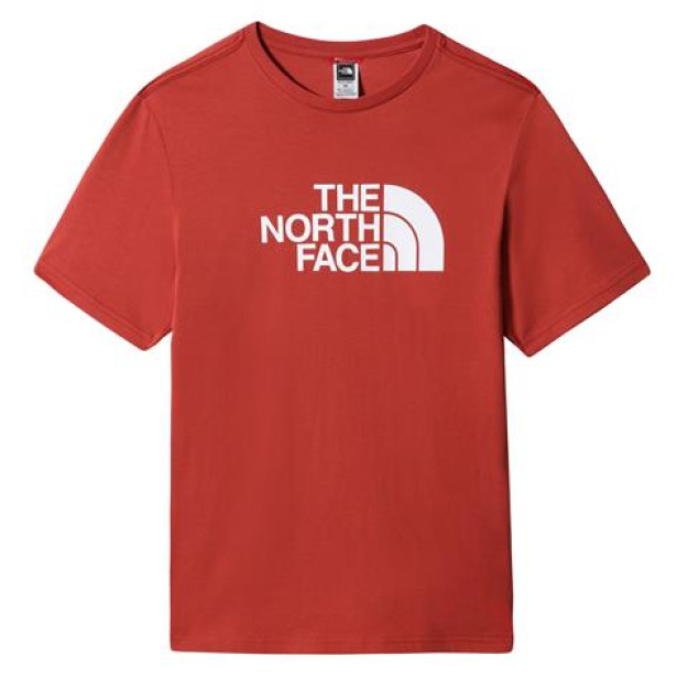 Erkaklar futbolkasi The North Face S / S Easy Tee-Eu qizil M