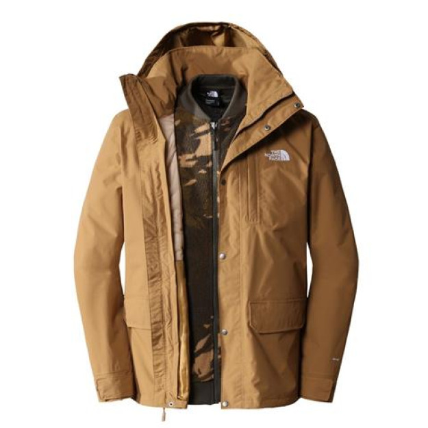 Куртка North Face Pinecroft Triclimate, мужские пальто Коричневый L