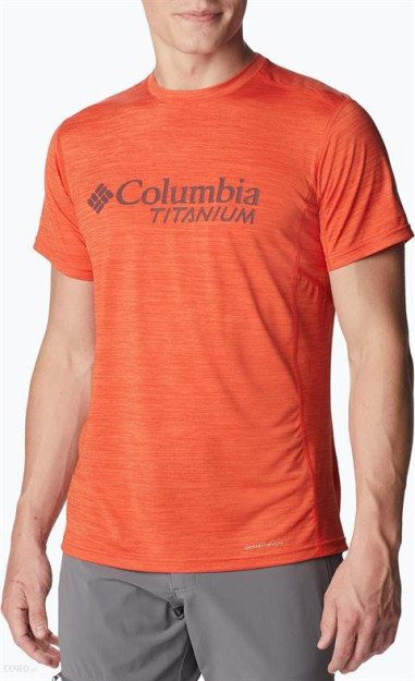 Мужская футболка Columbia Ao5153 M Titan Pass с графическим рисунком Красный XL