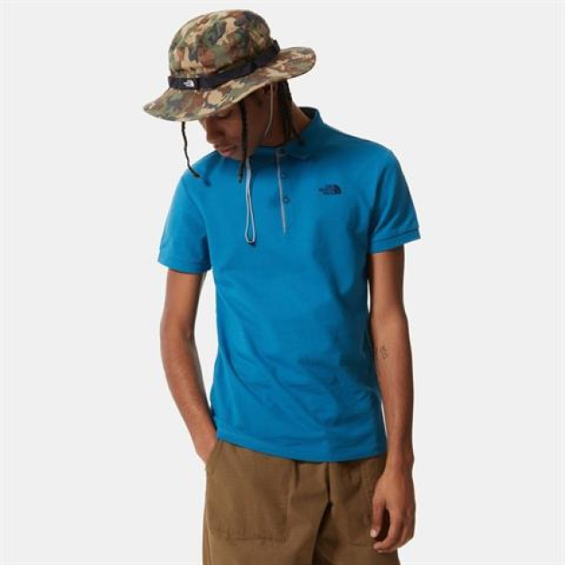 Мужская футболка-поло премиум-класса The North Face Piquet-Eu Синий XXL