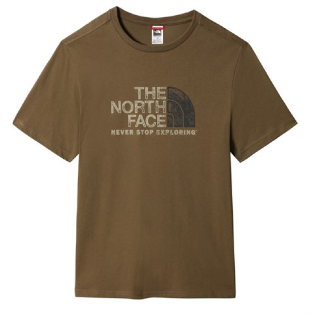 Мужская футболка The North Face, футболка S/S Rust 2 Коричневый S